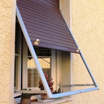 Struttura a Sporgere Alluminio Comando Laterale