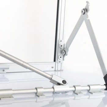 Struttura a Sporgere Alluminio Comando Centrale