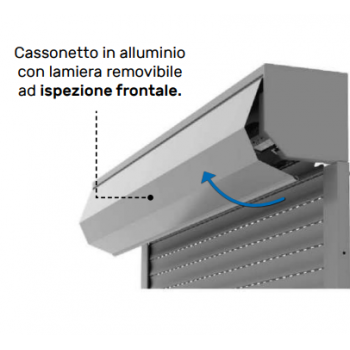 Cassonetto per Tapparelle da esterno singolo