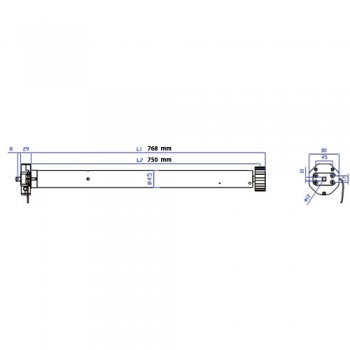 Set 5 Motori Radio con Manovra di Soccorso tende da sole – 30 Nm | 60 Kg