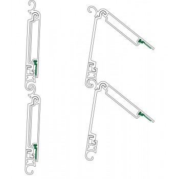 Tapparella in alluminio con lamelle orientabili su misura