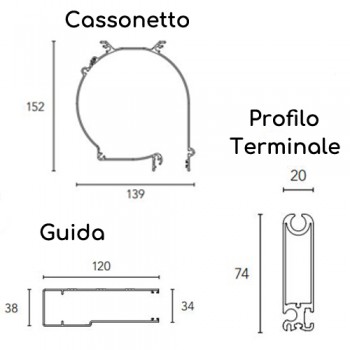 Tenda Veranda Cristal estate inverno