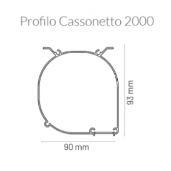 Tenda da sole a caduta economica 2000