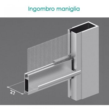 Zanzariera a Catenella con Guide Telescopiche