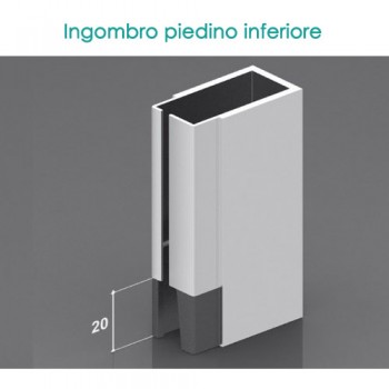 Zanzariera a Catenella con Guide Telescopiche