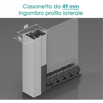 Zanzariera Orizzontale – Binario Sottile – 1 ANTA