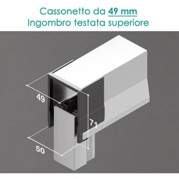 Zanzariera Orizzontale – Binario Sottile – 1 ANTA