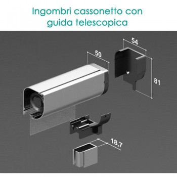 Zanzariera Verticale – Guide Telescopiche