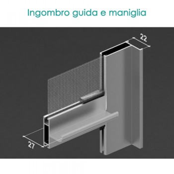 Zanzariera Verticale con Catenella