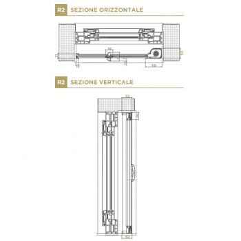 Zanzariera avvolgibile ad apertura laterale “Effe”