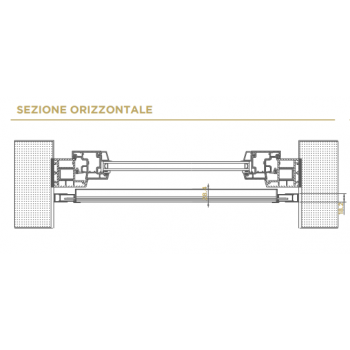 Zanzariera senza fori montaggio a pressione Clumen