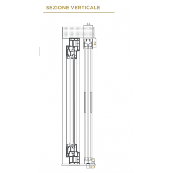 Zanzariera Anticimice con carrarmato Feel due ante