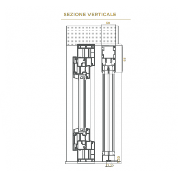 Zanzariera elettrica Feel Power scorrevole orizzontale