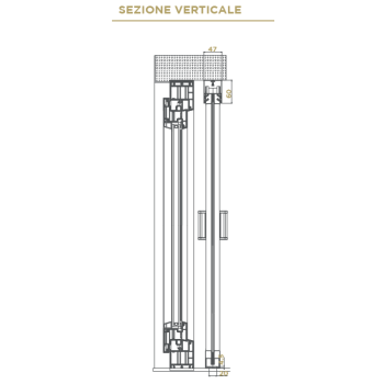 Zanzariera Free Silent apertura laterale scorrevole e silenziosa