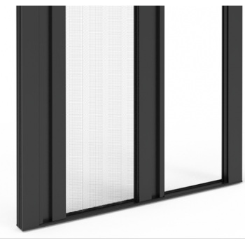 Zanzariera Plissettata apertura laterale ingombro ridotto 22mm