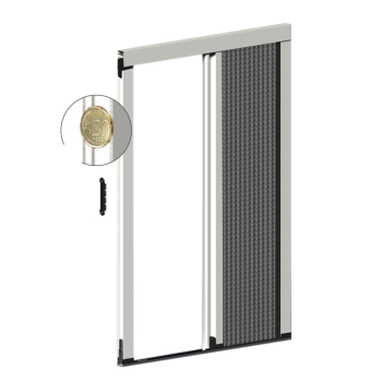 Zanzariera Plissè 1 Anta - ingombro 22 mm