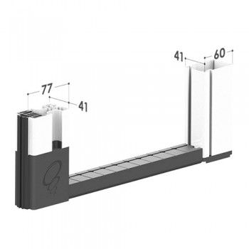 Zanzariera BORA senza guida a terra antivento