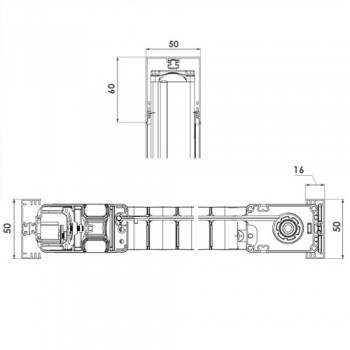 Zanzariera BORA senza guida a terra antivento