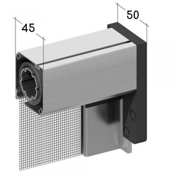 Zanzariere ad Incasso Verticali scorrevoli