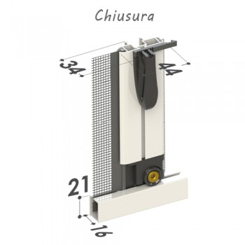 Zanzariera per Finestra Antivento
