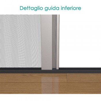 Zanzariera plissè 1 ANTA – chiusure laterali