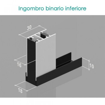 Zanzariera plissè 1 ANTA – chiusure laterali