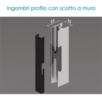 Zanzariera Plissettate 2 ANTE – ingombro 28 mm