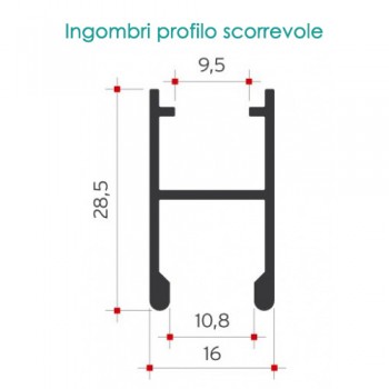 Zanzariera Scorrevole Verticale