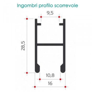 Zanzariera Scorrevole Orizzontale