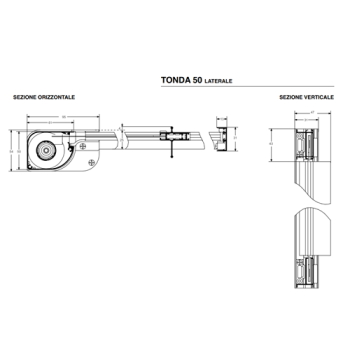 Zanzariera Laterale 2 ante orizzontali Zanzar Sistem Zanzariera Laterale 2 ante orizzontali Zanzar Sistem