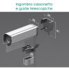 Zanzariera a Catenella con Guide Telescopiche