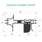 Zanzariera orizzontale - 2 ANTE