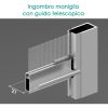 Zanzariera verticale - Guide Telescopiche