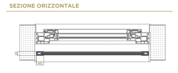 Zanzariera Verticale Plissettata