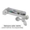 Sensore sole-vento con centralina - serie S