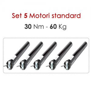 Set 5 Motori Tapparelle - 30 Nm | 60 Kg