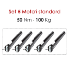 Set 5 Motori tapparelle tende 50 Nm-100kg