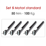 Set 5 Motori tapparelle 50 Nm | 100 Kg