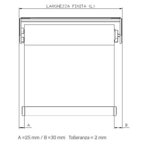 Tenda a Rullo Moderna con Motore