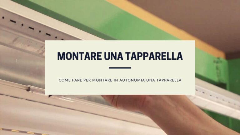 Come fare per montare in autonomia una tapparella