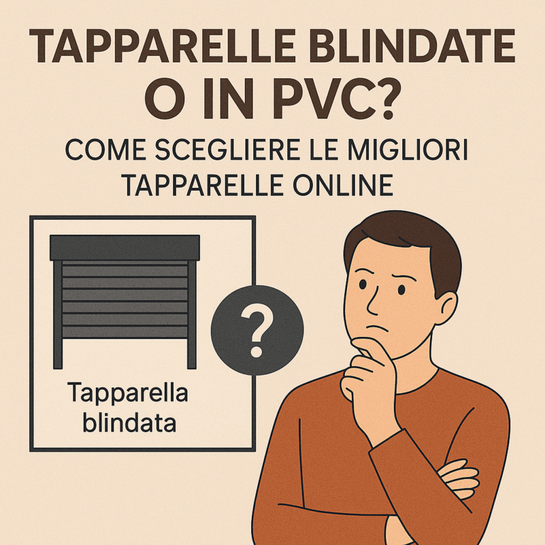 Tapparelle Blindate o in PVC? Come Scegliere le Migliori Tapparelle Online