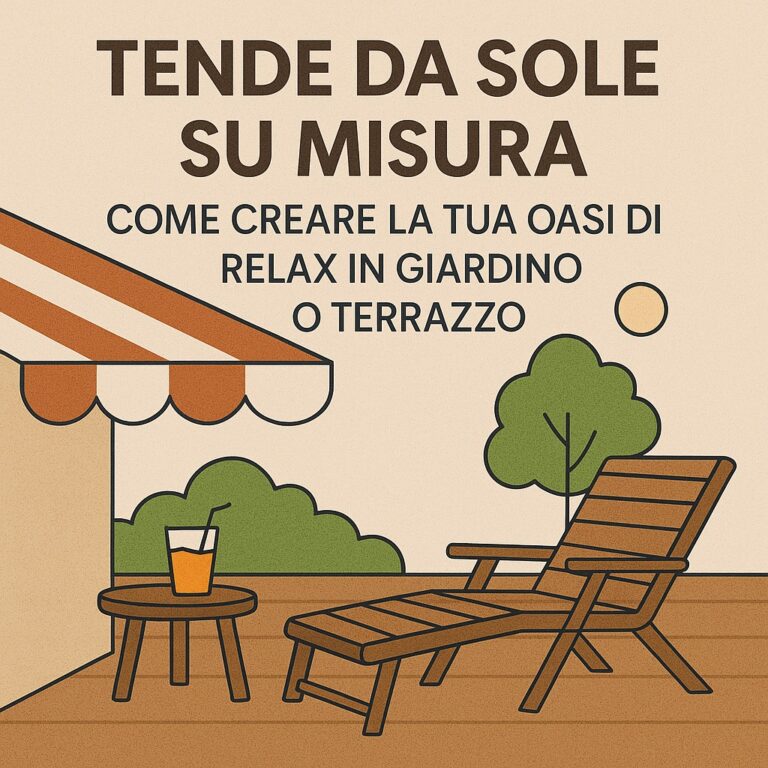 Tende da Sole su Misura: Come Creare la Tua Oasi di Relax in Giardino o Terrazzo